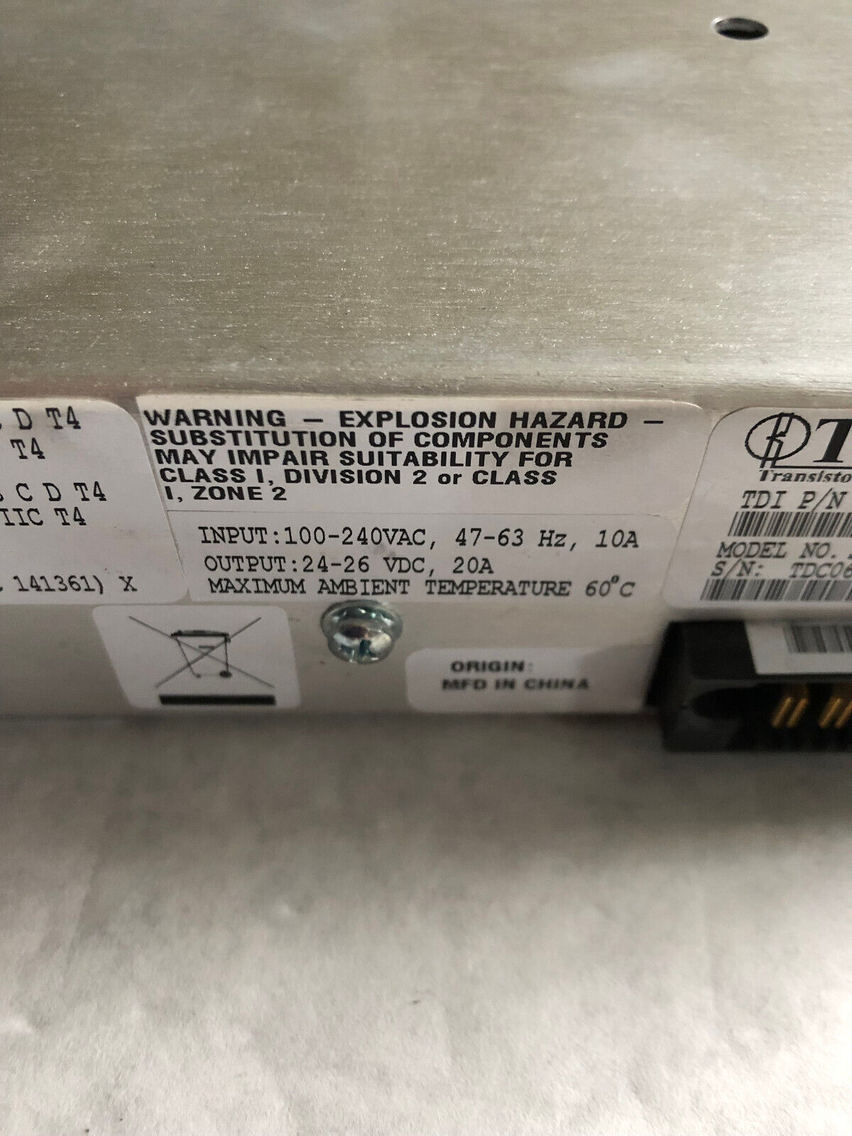 New Honeywell 51199929-100 Power Supply 51199929100 Rev.A Tdi 14059,Sps5710,Ay