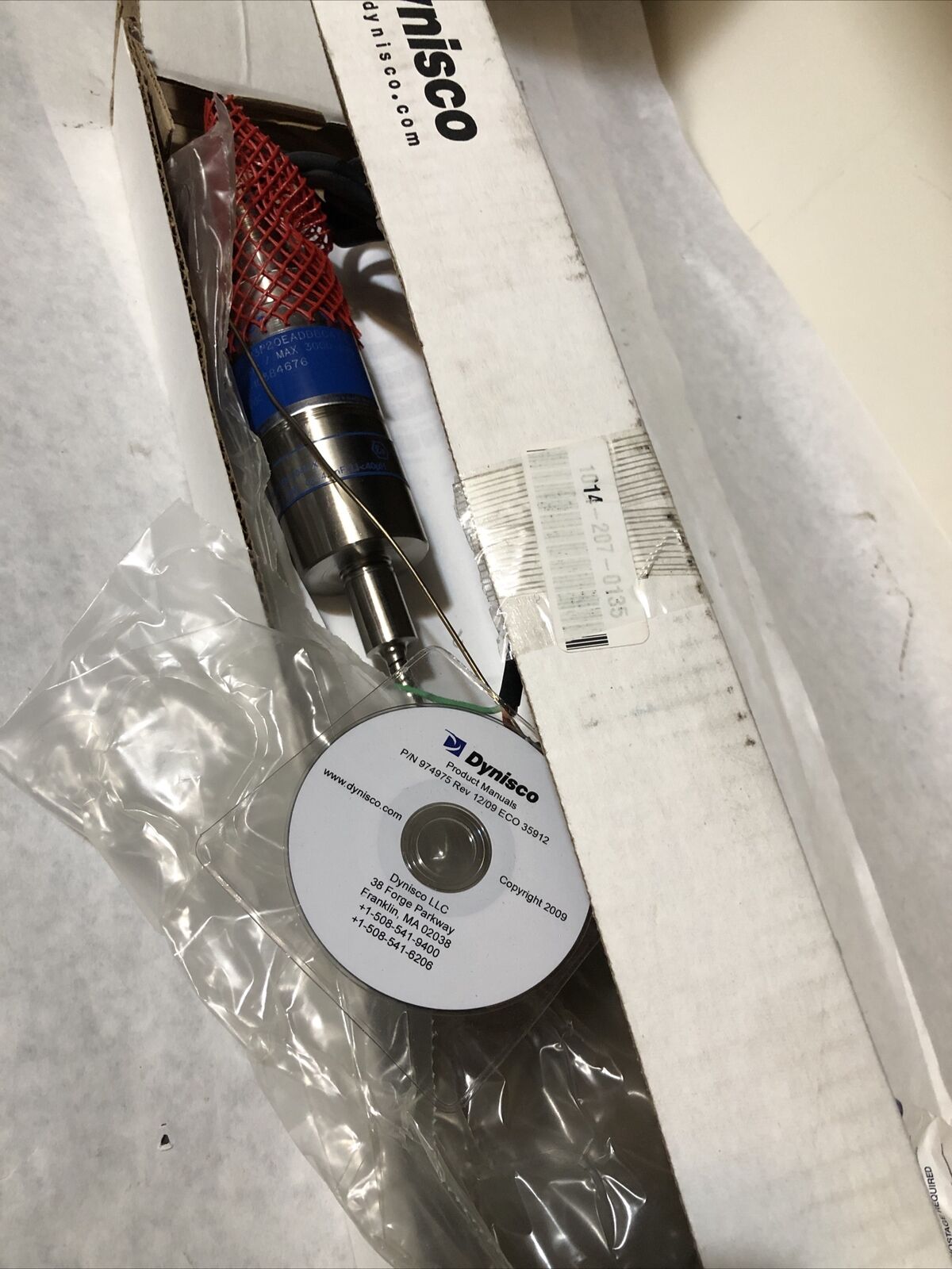 New Dynisco 2242Sy13p2oeaddbcazz Transducer,2242Sy13p20eaddbcazz ,24V,Bv