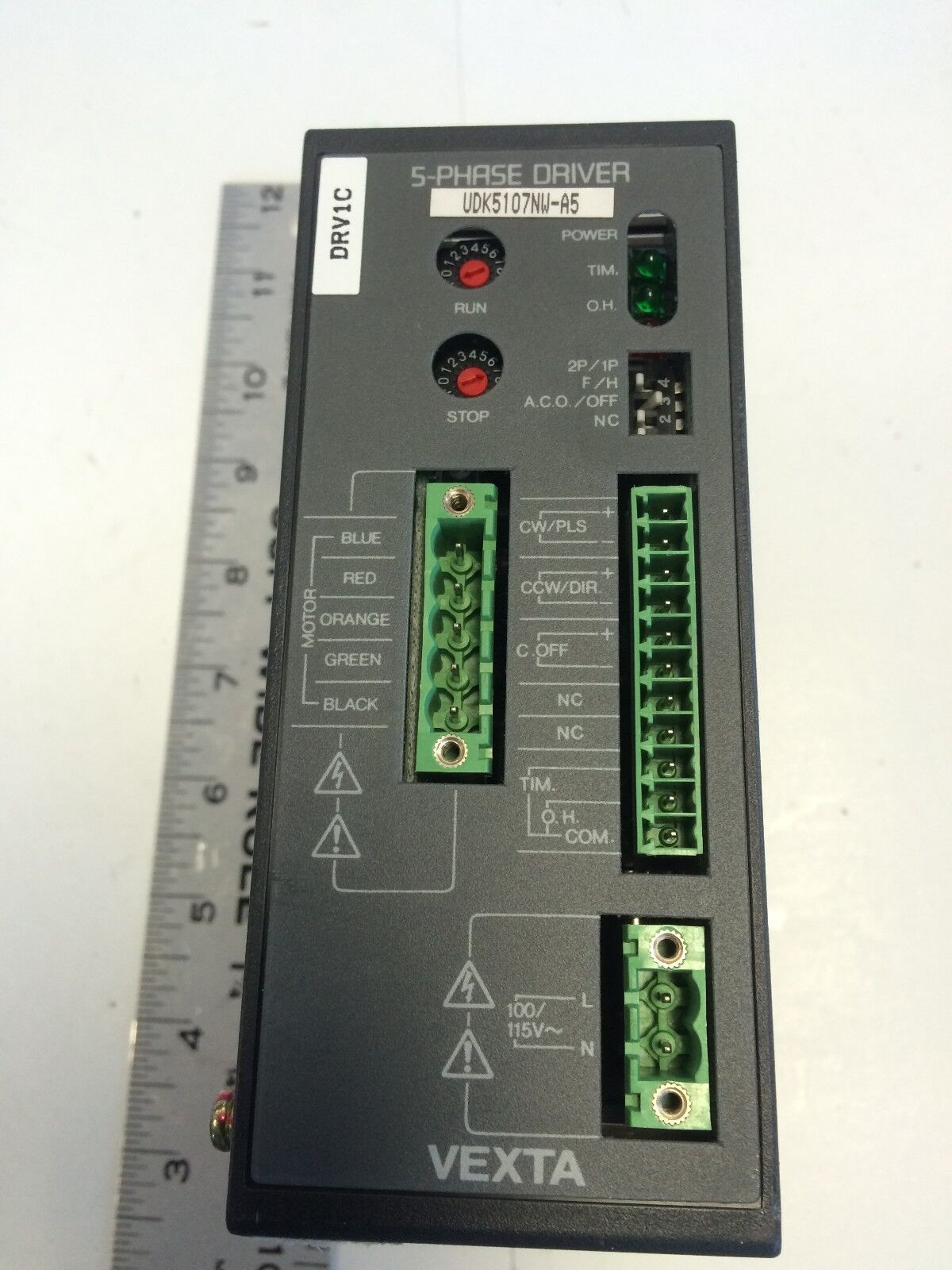 Oriental Motor Udk5107nw-A5 5-Phase Driver Stepper Driver  4Amp 100/115V,Ba
