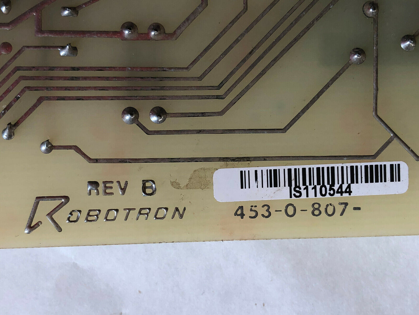 Robotron 453-0-807 Rev B ,Robotron 453-0-807-02 Pcb Board,Dk