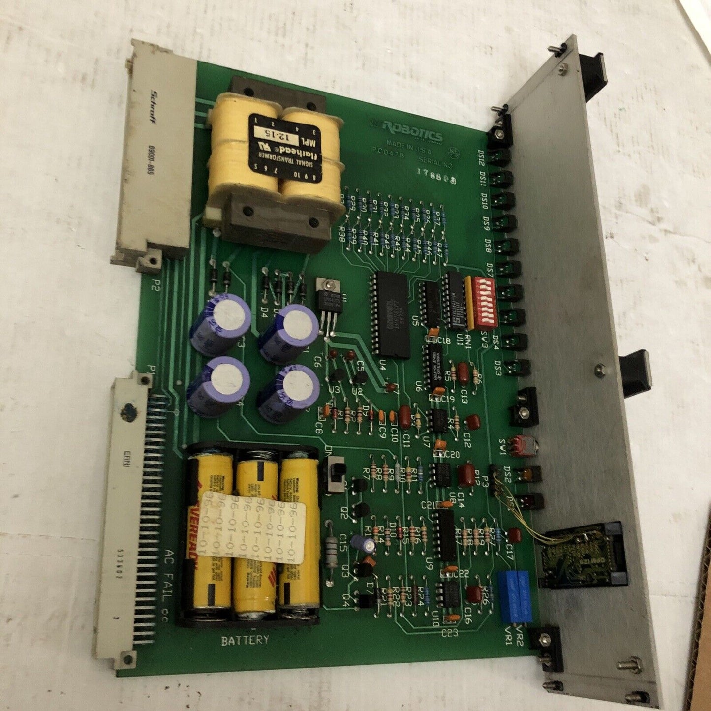 Isi Robotics Pc047b,Norgren,Isi Voltage Monitor Board Pc047b,Pc047b-1,Cz,Cs