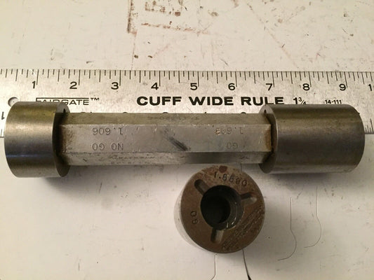 Used Go No Go Gage, Go Gauge,1.603, 1.606, 1.5590 The Pipe Machinery,Am