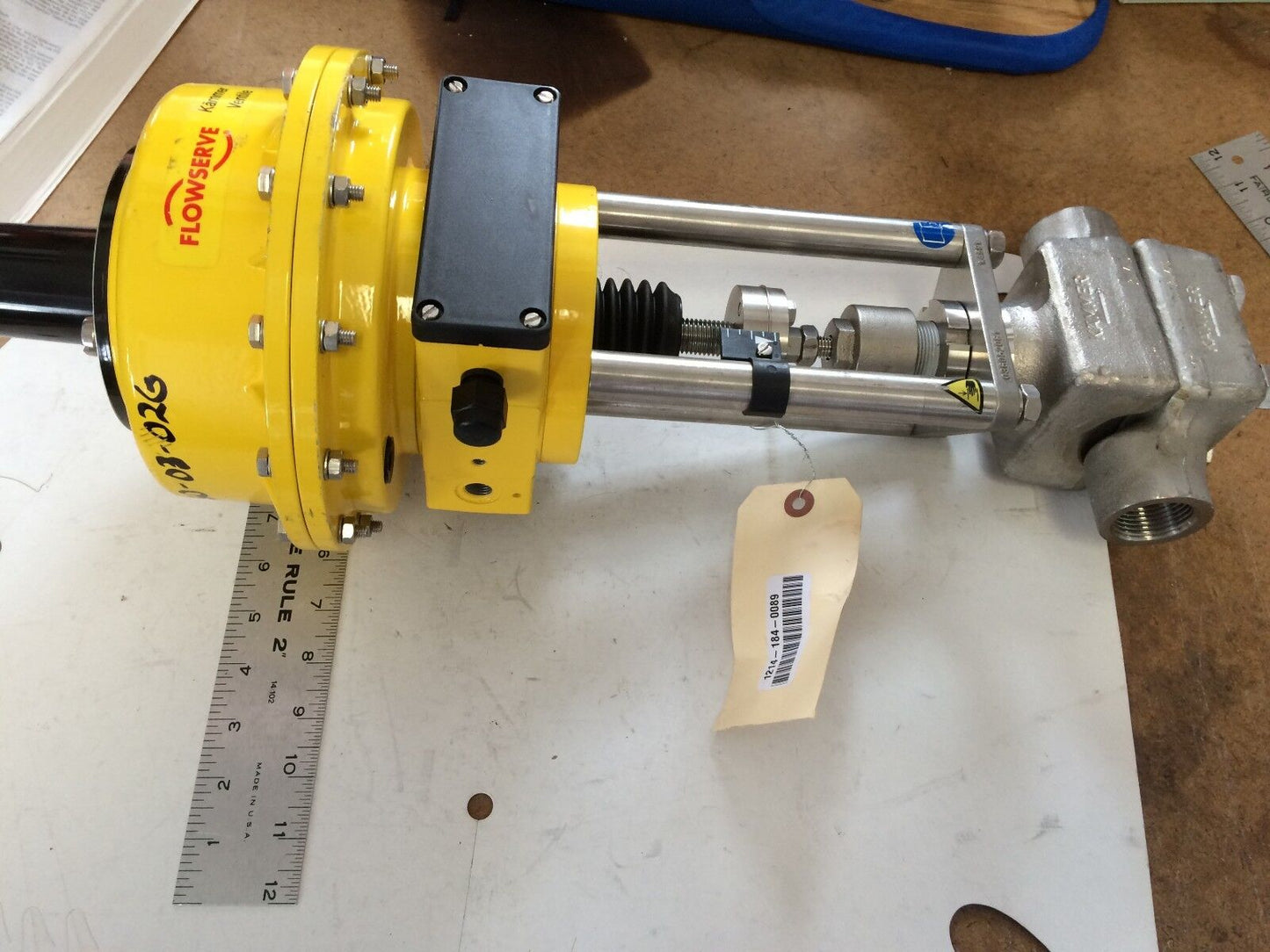 1” Flowserve 025038 Actuator 0950297059 Kammer 7329487-01,1.4571/Ptfe,1/40,Ck