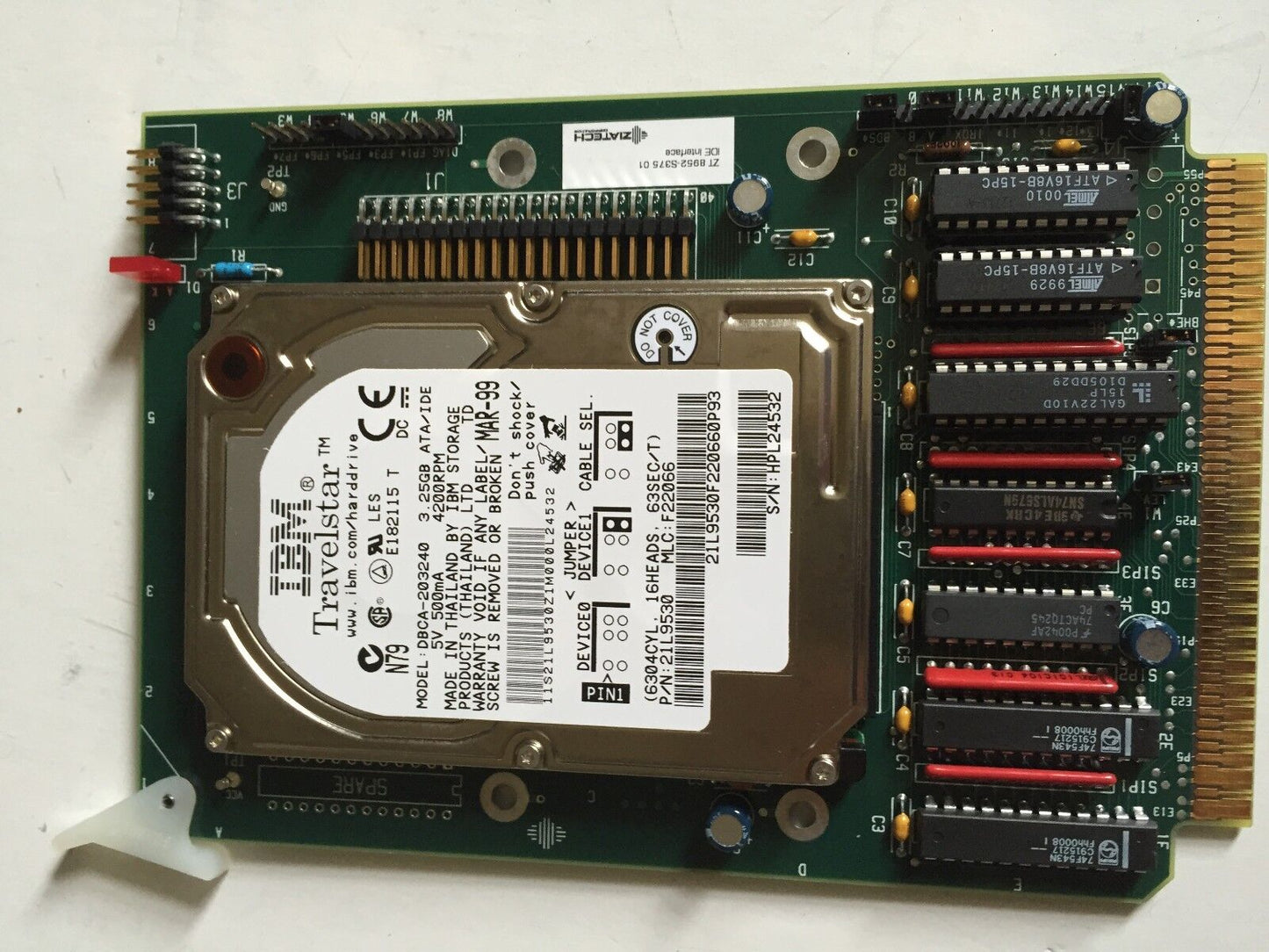 New Ziatech Zt 8952-S375,8952-S375 01,Ibm Travelstar Dbca-203240 Hard,Ide 1.4,Fi
