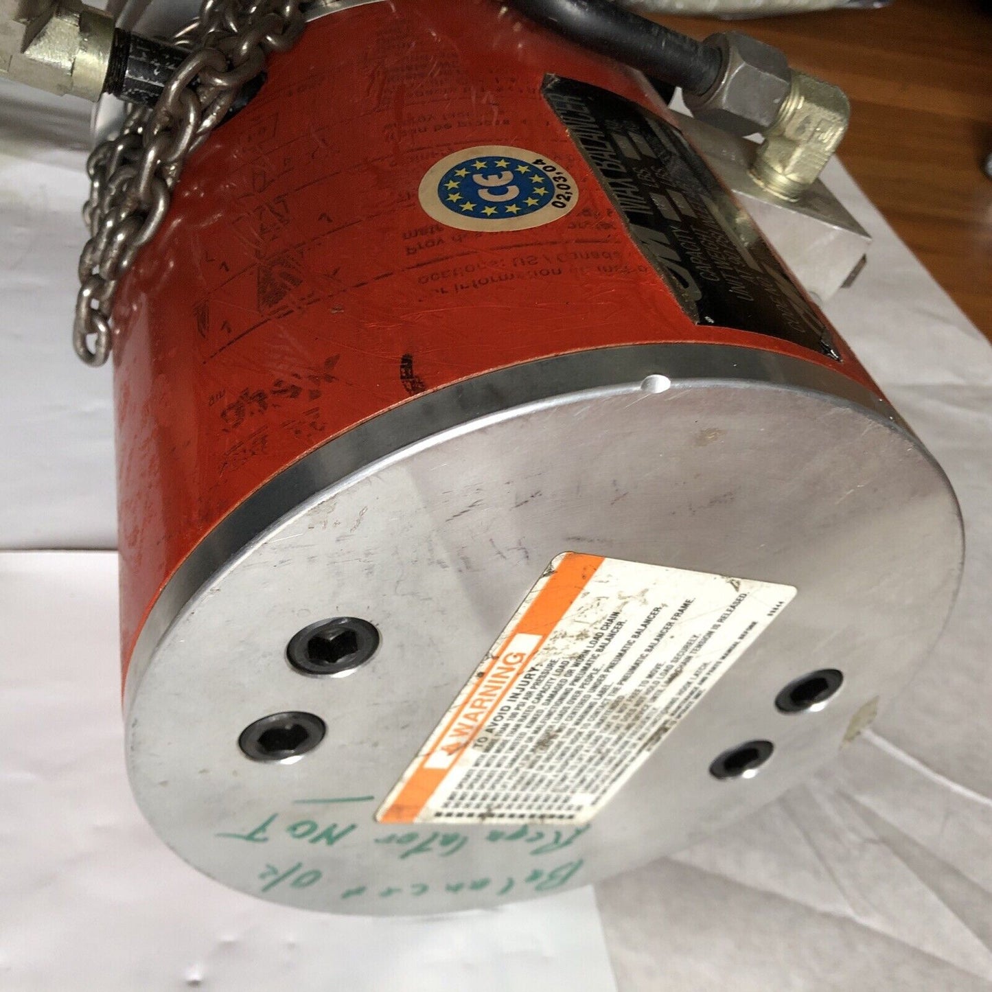 Cm 0950 Pneumatic Chain Hoist,Cm Max Balancer, 120 Lbs Load 55Kg,Bw