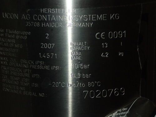 New Herco Destillo 12De Water Demineralizer,300 L/M,7020769,10Bar,Tm