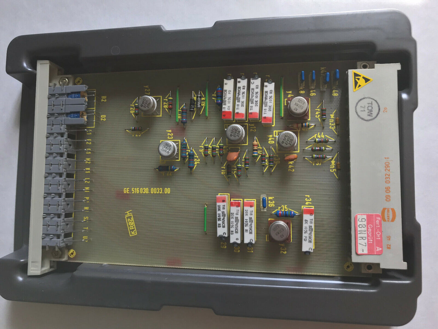 Siemens 6Dc4001-1Ac Simadyn Module Ge.516030.0033.00 Plc Card,Tg