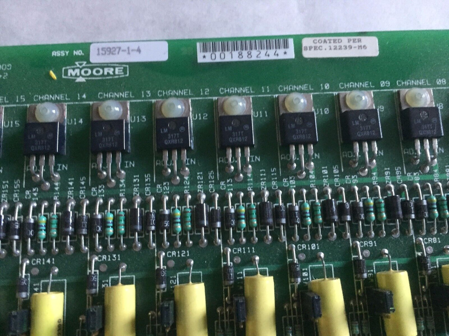 Moore 15927-1-4 Board 16 Channel 15927,Ss
