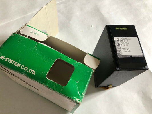 New M-System Pm-6-B Pot Transmitter Module,M-Unit Pm-6-B,Eh
