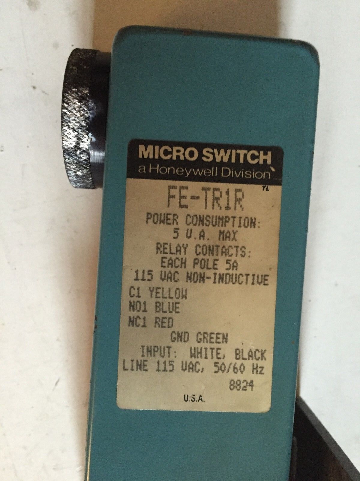 Microswitch Fe-Tr1r Photoelectric Nonpolar Retro Reflect Relay 115V,Fb