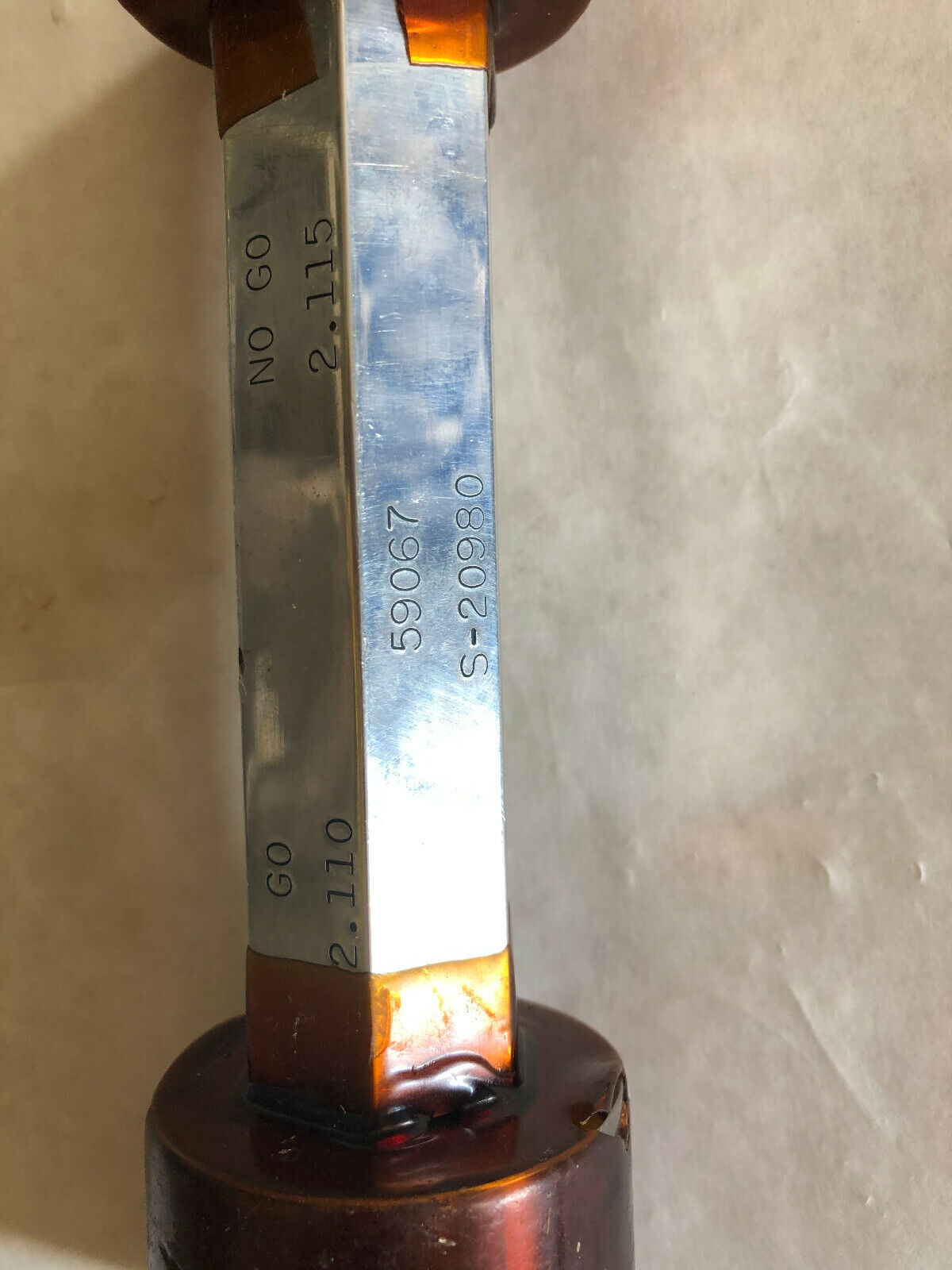 Pmc Plug Gage Go Nogo Pmc 2.110,2.115,Bv
