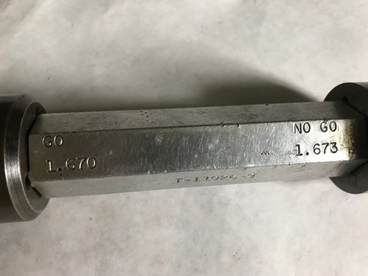 Regal 1.670,1.673 Pipe Machinery Go No Go Plug Gage Nogo,Aa