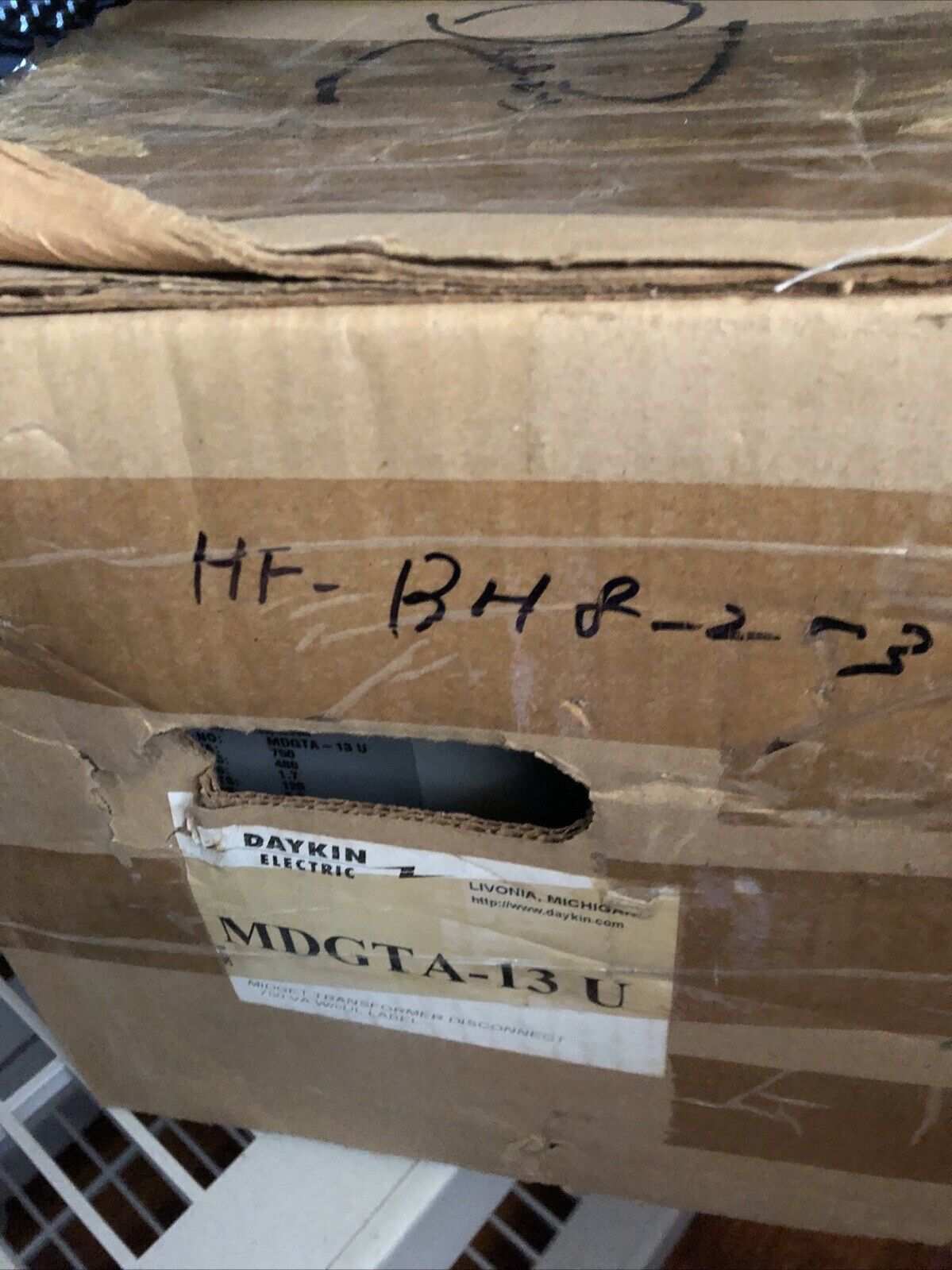 New Daykin  Mdgta-13U Transformer Disconnect 1Phase 480V 60Hz,Ad