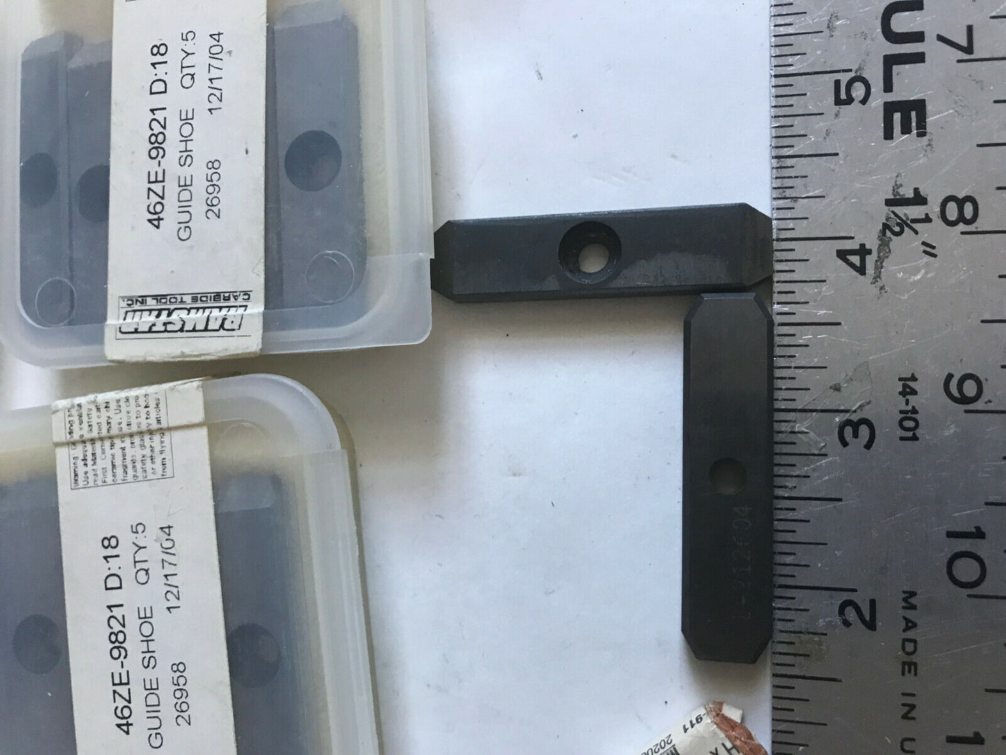 New Lot 32 Ramstar 46Ze-9821 D:18 Carbide Guide Shoes,E-212604,26958,212604-2,Sd