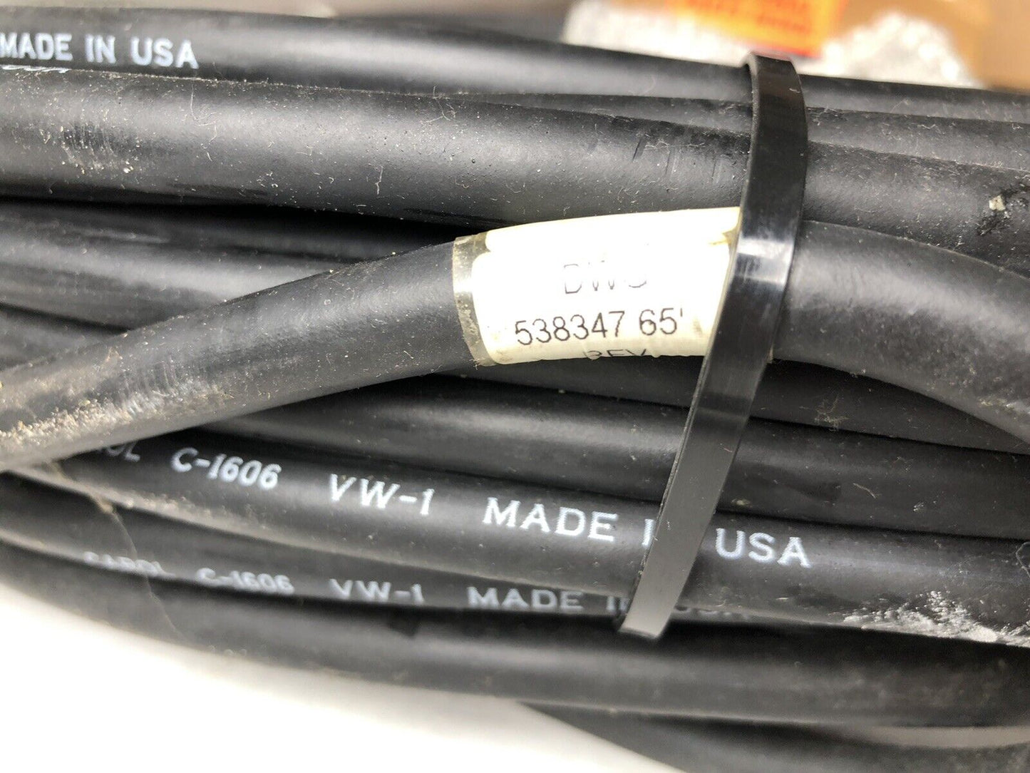 New Cooper 538347 65’ Motor Servo Cables,65' Length (New & Used),Mec-15-06,Ak