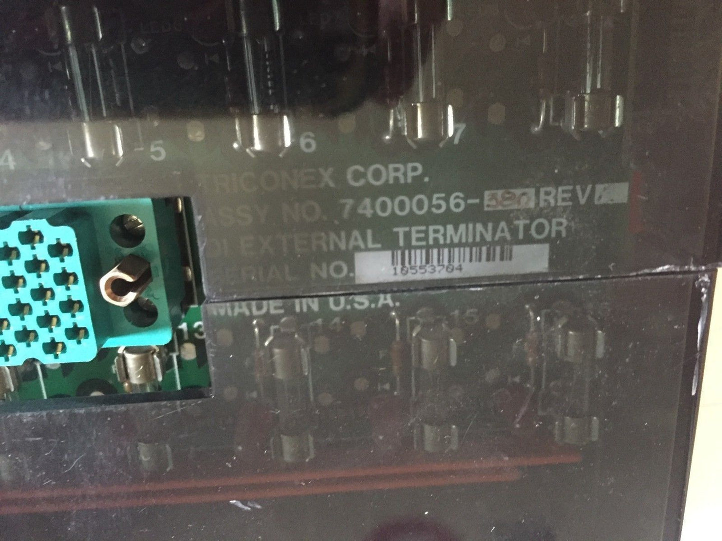 1 Set,(2Pcs) Triconex 3000110-380,2553-8 24V Rev Tricon Set Term,7400056-380,Bp