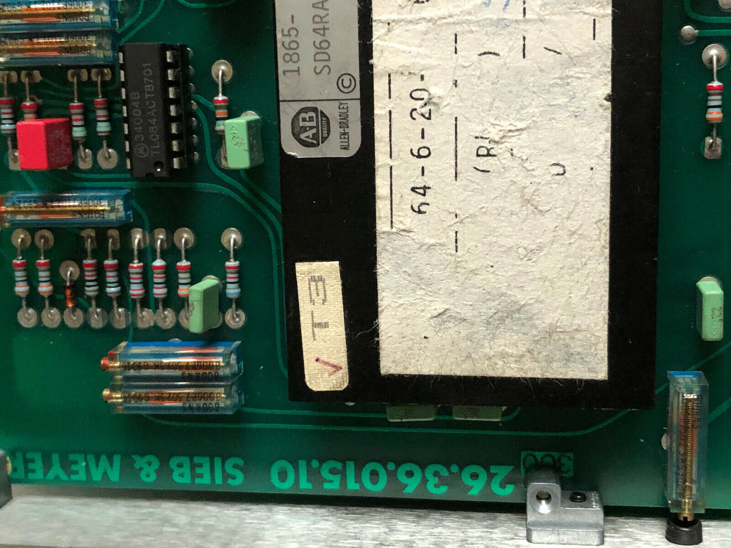 Allen Bradley 1865Sd64ra 300Vdc Axis Servo Amplifier Module,26.36.015.10,An,Ta