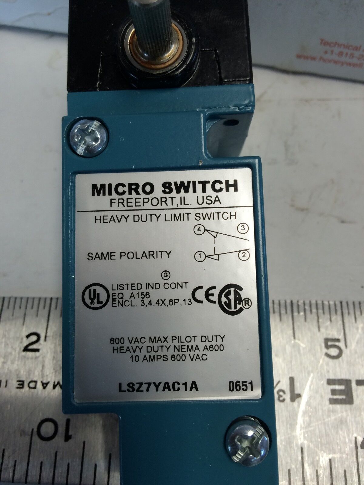 New Honeywell Lsz7yac1a Micro Switch Limit Switch,Fb