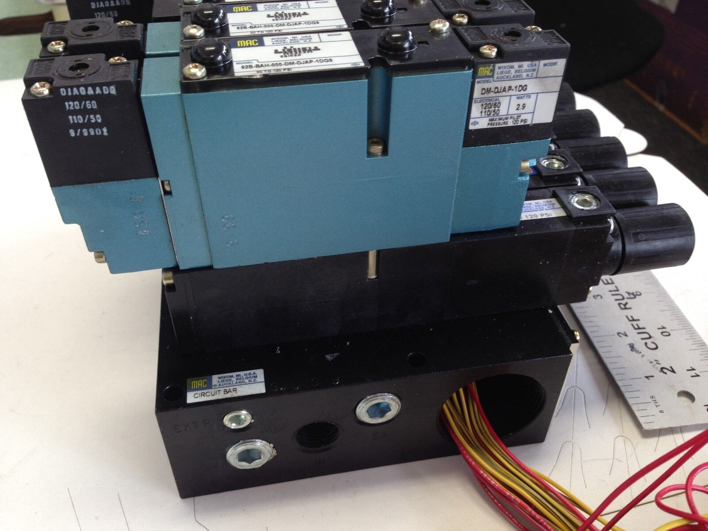 New Mac 92B-Bah-000-Dm-Djap-1Dg9 Pneumatic Valve Pr92b-Kaba-9,Dm-Djap-1Dg,Dl,Ey