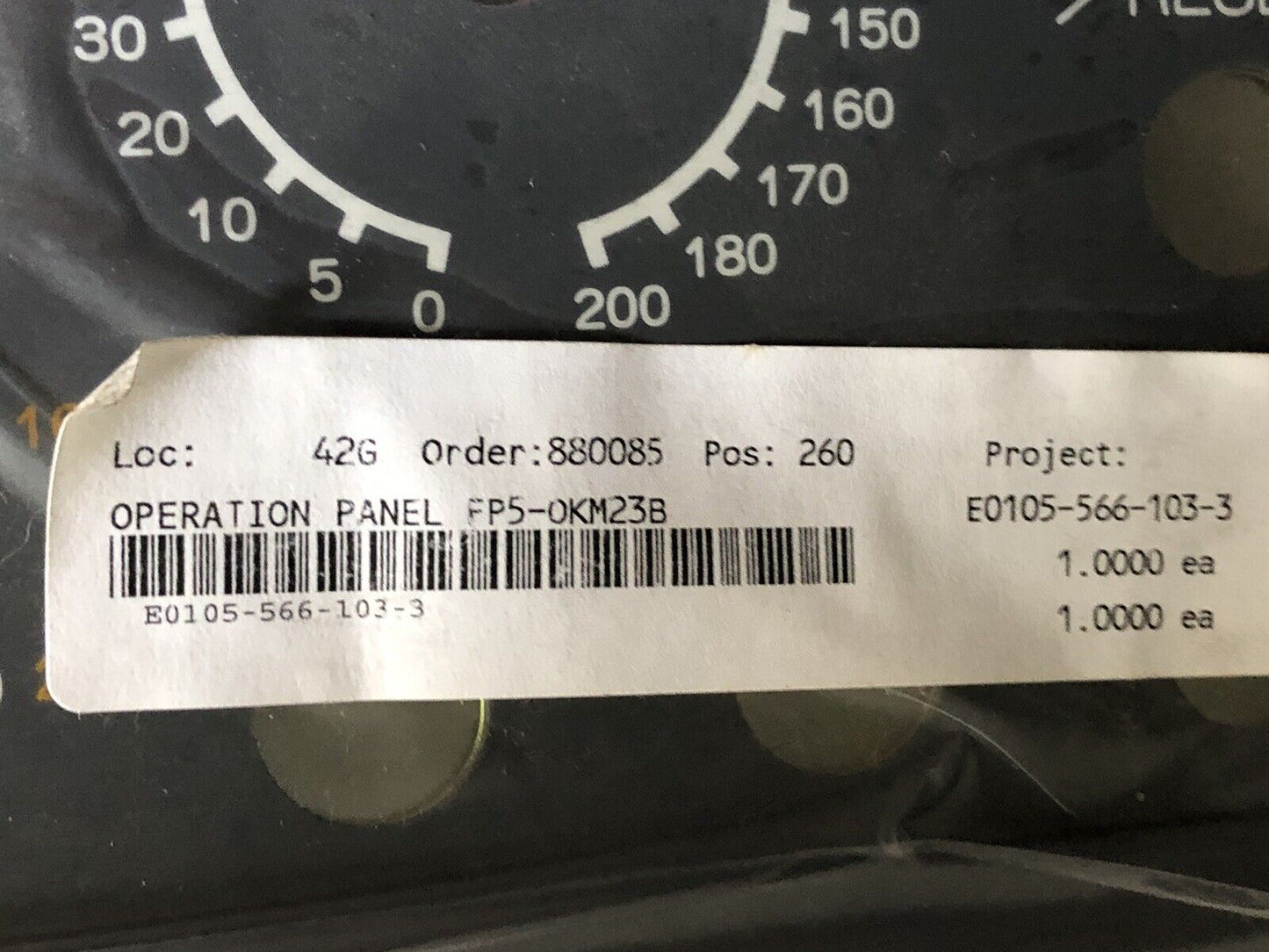 Okuma Mpn 7000,Mpn7000m-S,E0105-566-103-3,Fp5-Okm23,Operator Interface Panel,Tk