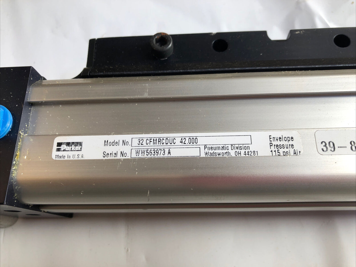 Parker 32 Cfmrcduc 42.000 Pneumatic Cylinder Bore 32Mm,Stroke 42Mm,39-8604581,Th