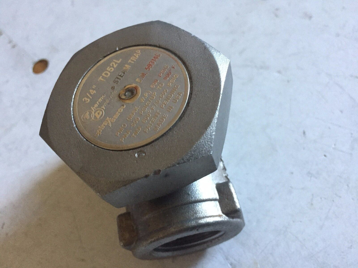 New Spirax Sarco Td52l Steam Trap,3/4" Td52l,B.M. 59314C Thermo-Dynamic,Hj,Ao