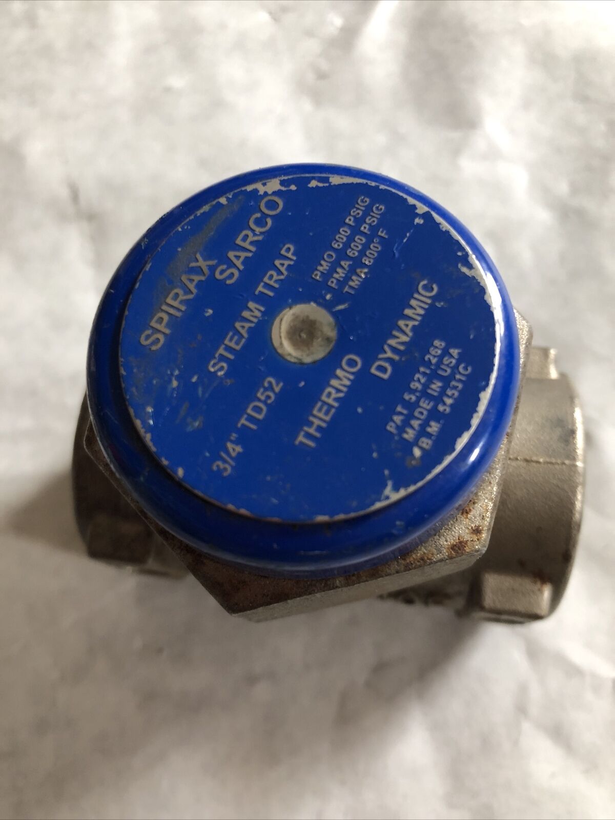 New 3/4” Npt Spirax-Sarco Td52 Thermodynamic Steam Trap Cool Blue A743 Ca40f,Bq