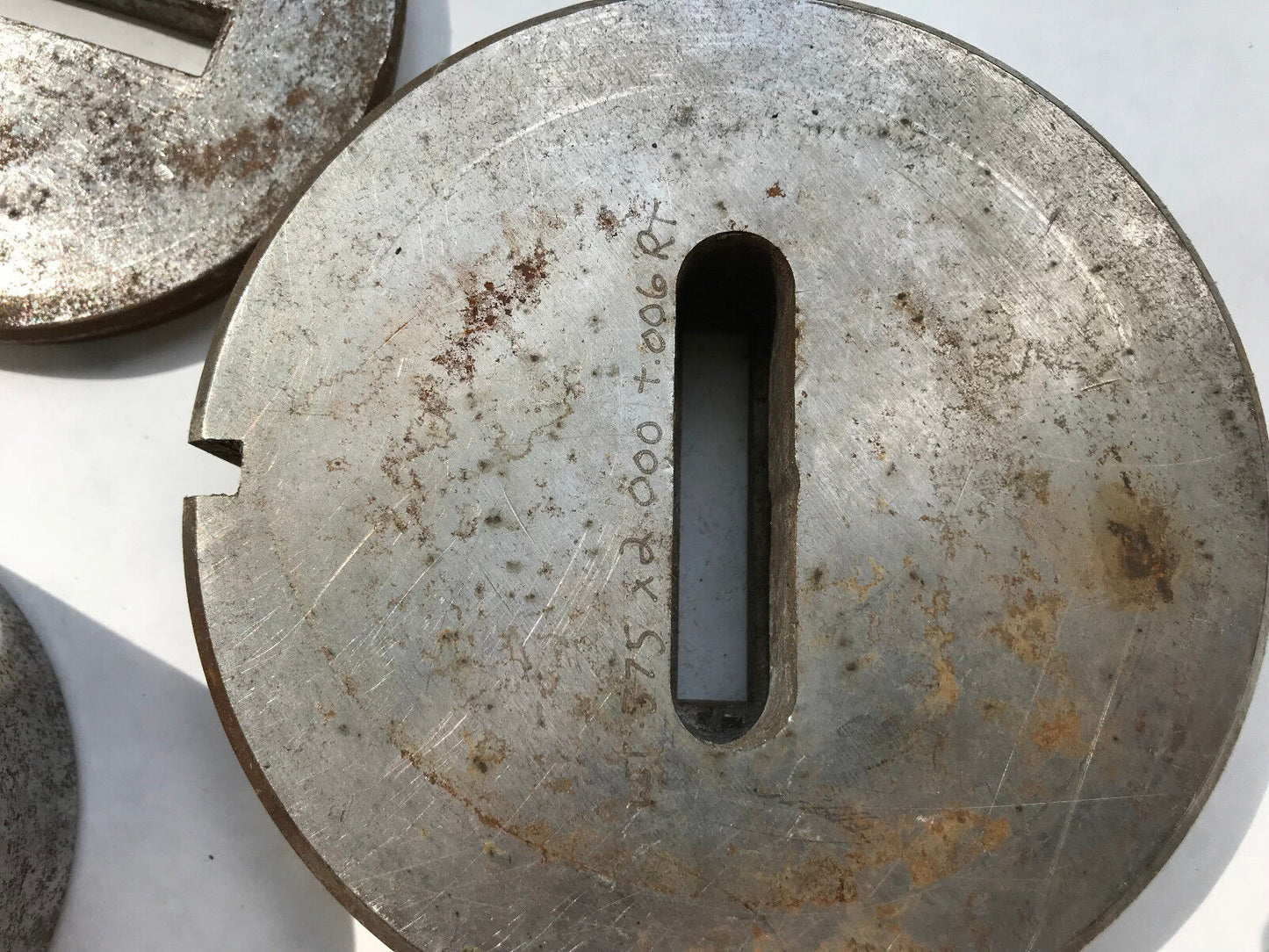 Wilson .375X2.000,3-1/2" Rectangle Punch Die Wt.375X2.000 +.006 Rt Set,Tg