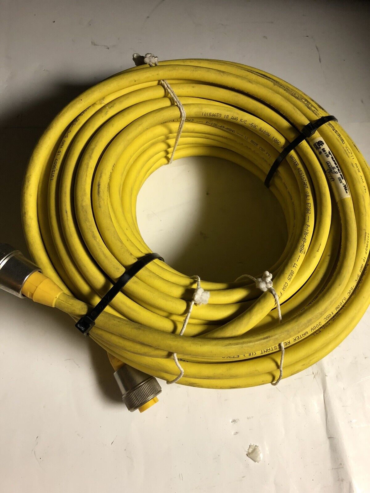 Turck Robotic Cable Assembly Cordset U2282-85 3107U Rsm Rkm 511-30M/S600,Ev