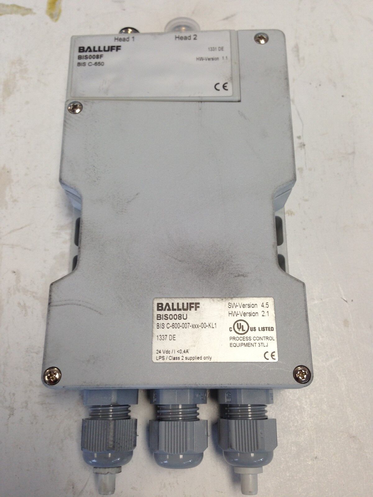 Balluff Bis008u Id System, Bis008f, Bis C-650, Bis C-600-007-Xxx-00-Kl1,Fi