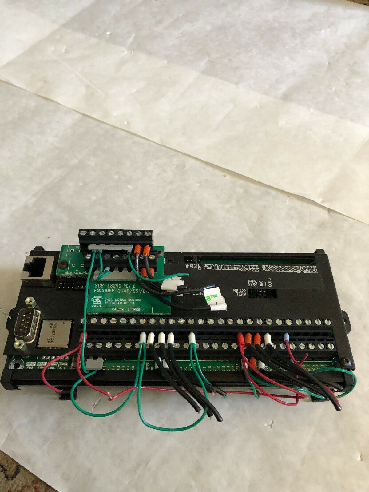 Gail Motion Control Rio-47202 Plc,Ri0-47202,Scb-48290 Encoder Quad/Ssi/Biss,So