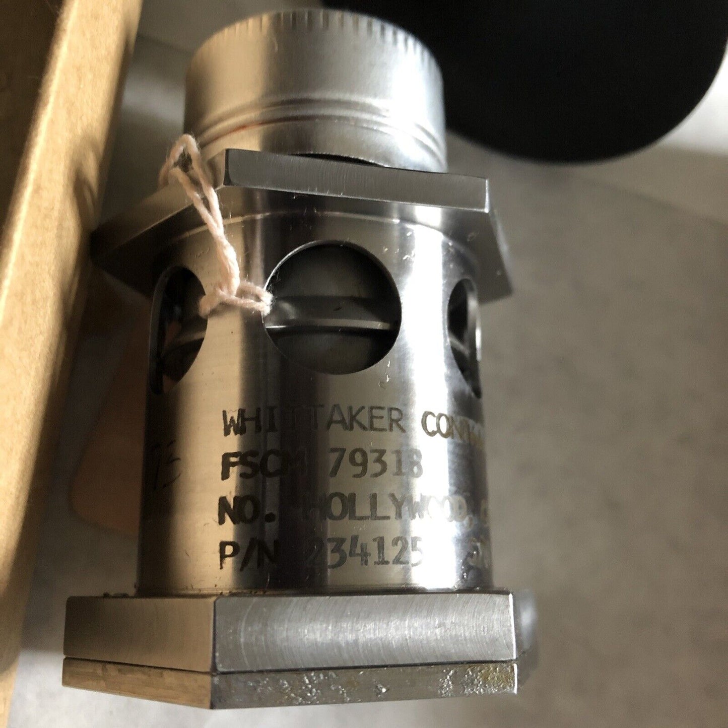 Whittaker Controls 234125 Dc-10 Fuel Pressure Relief Valve,Faa-Pma Fscm 79318,Ct