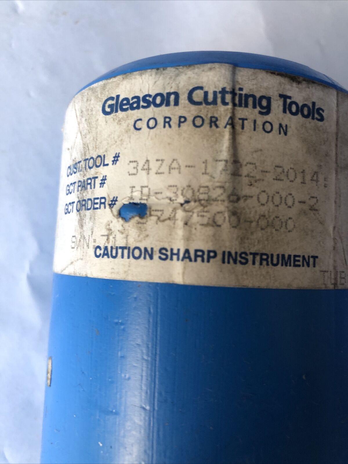 New Gleason 34Za-1722-2014 Gear Hob Cutters, 18.37298 Gndp Id-30826-000-2,Fj
