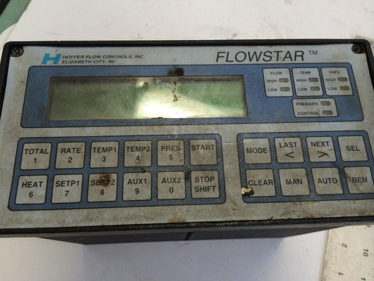 Hoffer Flow Controls Flowstar 2007-A-3-R4-X-1-Rf-T-Dsr-1-H/L-P-X 15Vdc,Bf