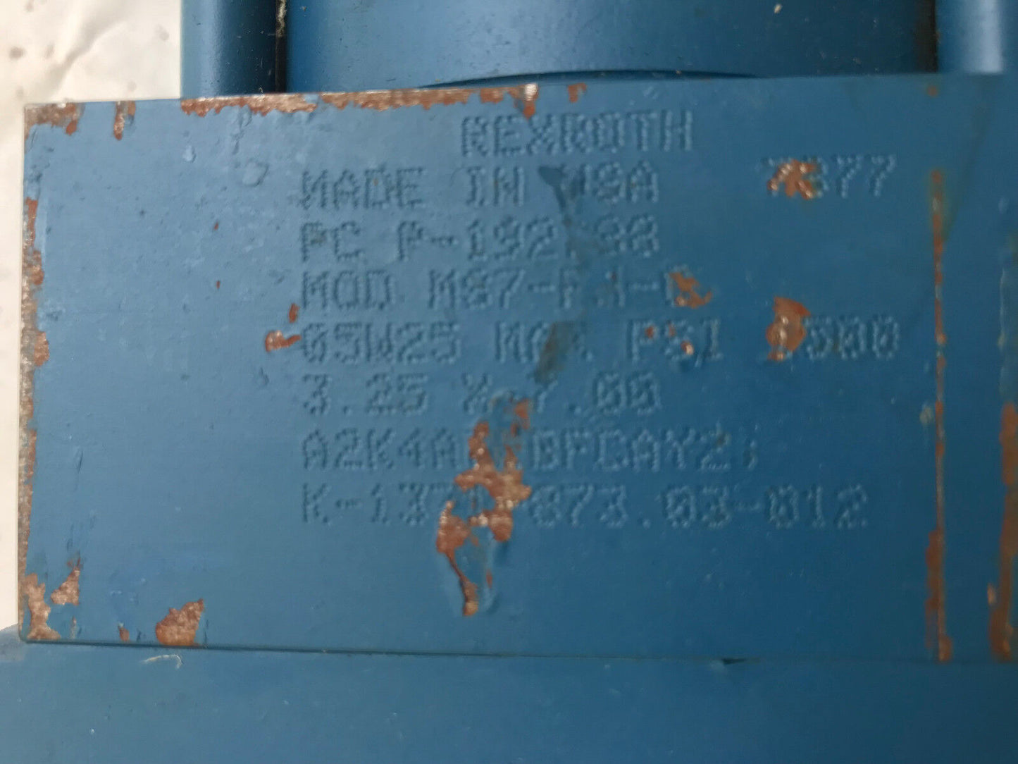 Rexroth Ms7-Ph-C,Iso9000/Qs9000 Hydraulic Cylinder Ms7-Fa-C 7377 Pc P-192738,Tg