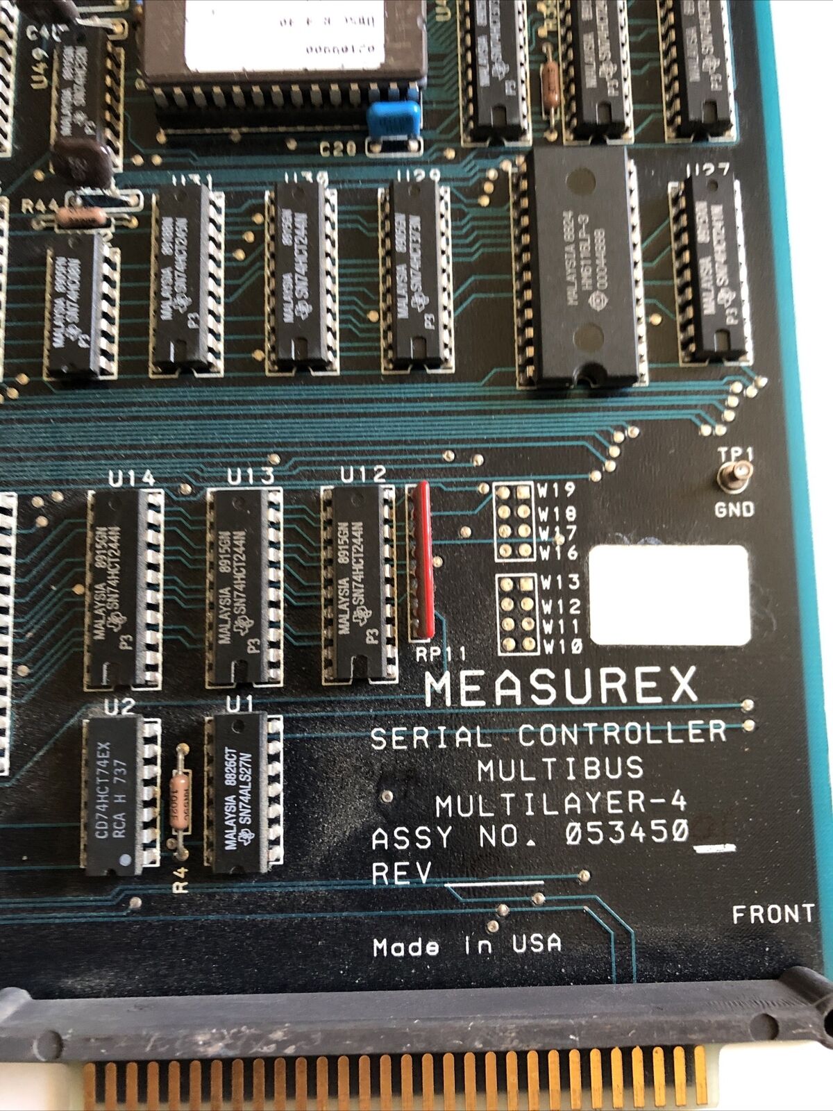 Measurex Multilayer-4,Honeywell 053450,Controller,Multibus,05345001,Ad,Sm,Ax