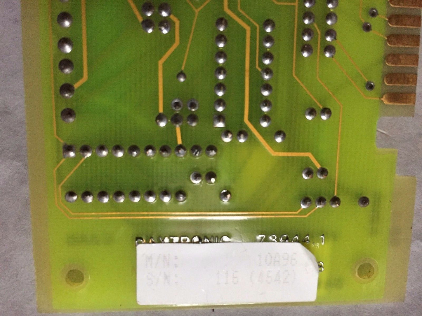 Daytronic 10A96,7-1-88 Amplifier Accelerometer Daytronic 10A96 A70 1.2,Bt