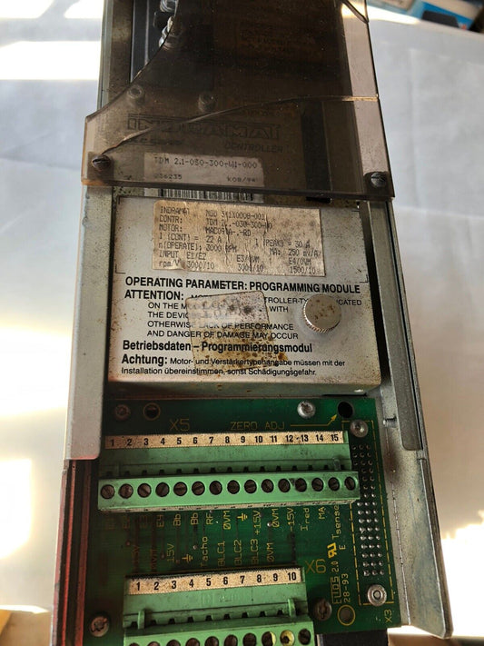 Indramat Tdm 2.1-030-300-W1-000 Bosch Drive 1500Rpm 30Amp 300Vdc,Az