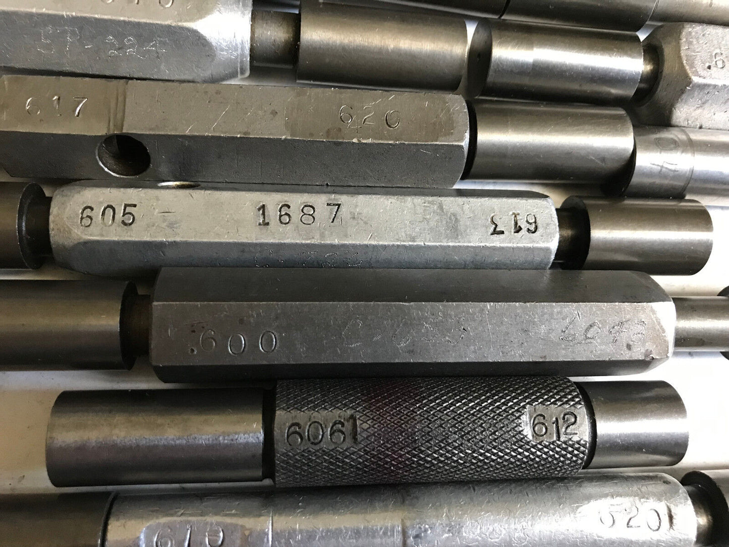Lot The Pipe Machinery Go No Go Plug Gage .614,.616,.607,.608,.605,.600,.620,E