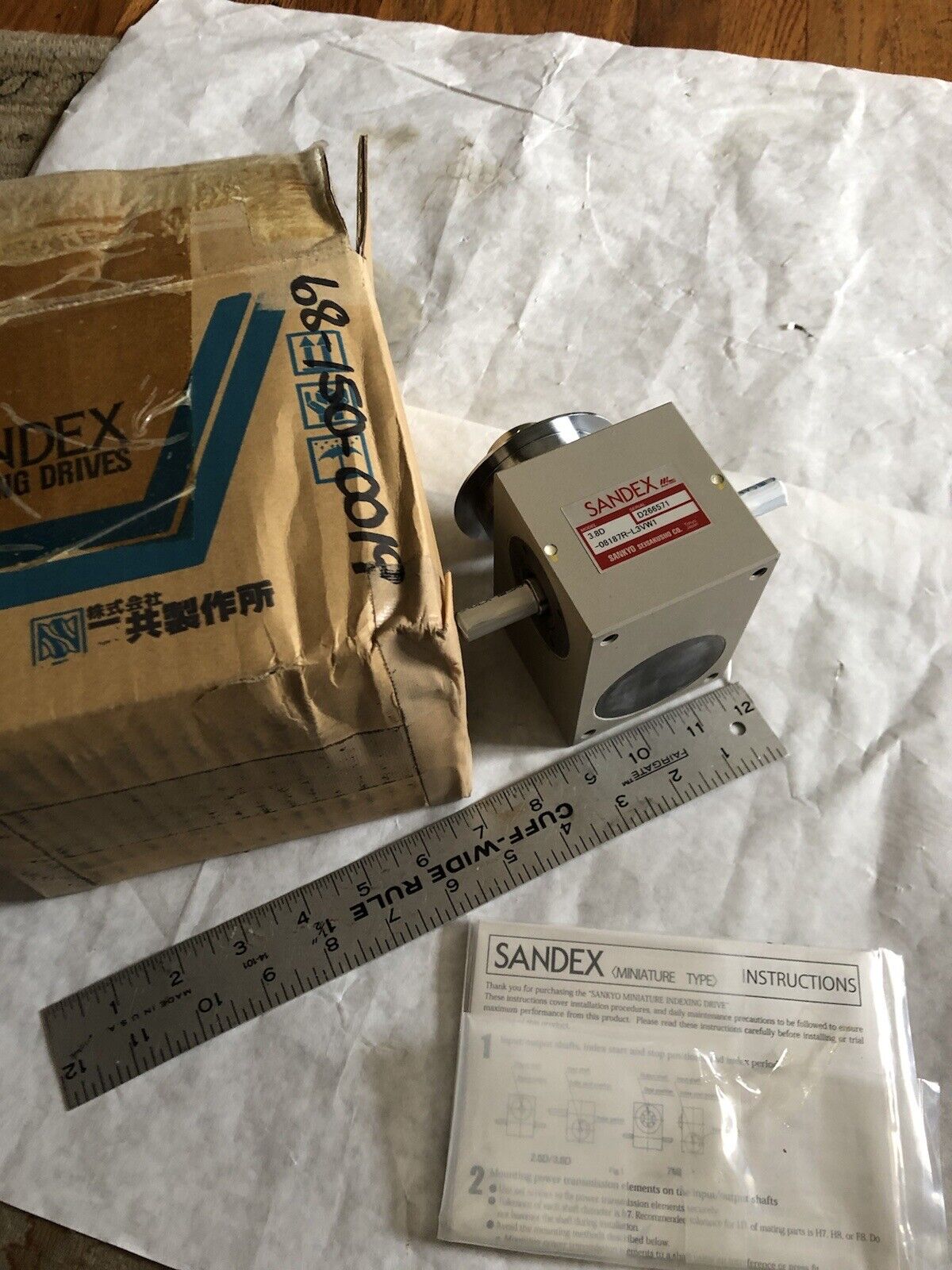 New Sankyo Sandex 3.8D-08187R-L3vw1,Seisakusho Sandex 3.8D-08187R-L3vw1,Ap