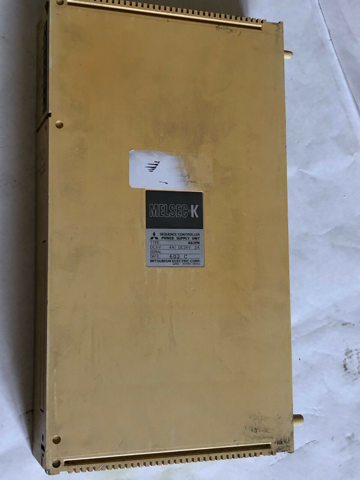 Mitsubishi K62pn,Melsec-K,Sequence Controller, Power Supply Module,Cw