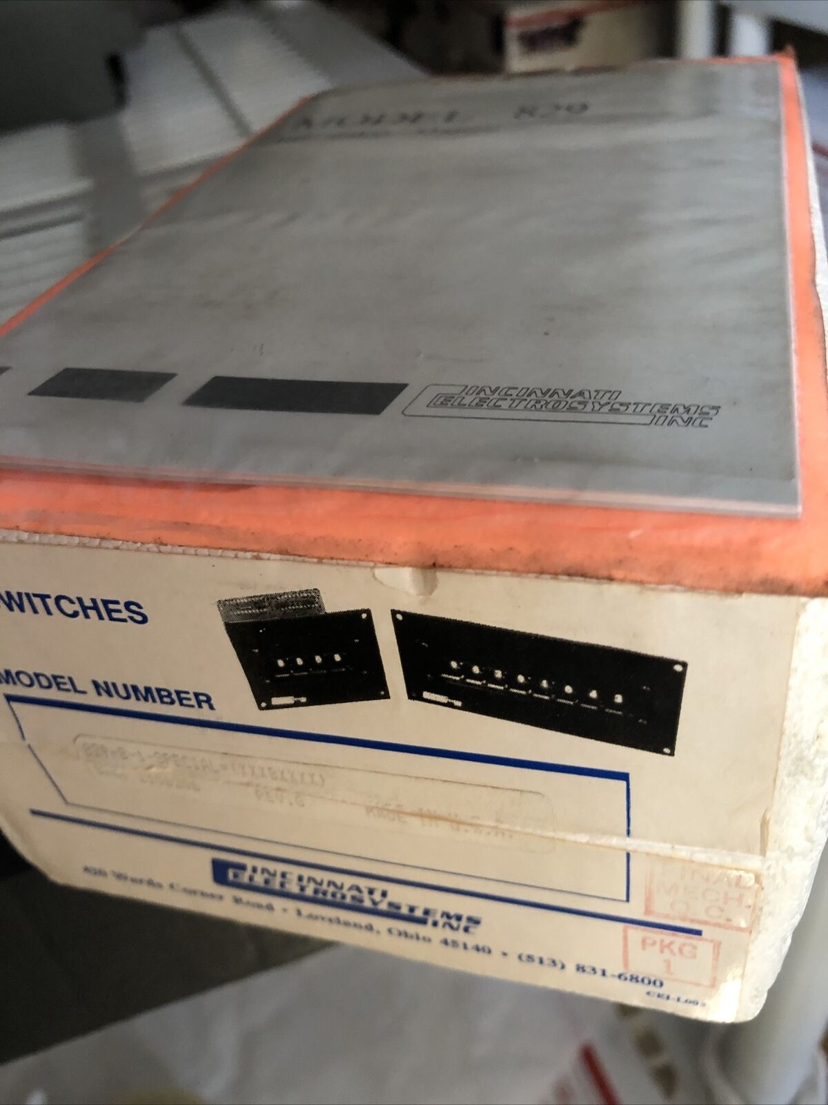 Cincinnati 829-8-1-Special,829 Electrosystems Thumbwheel 8Digit, 829-8-C,Fg