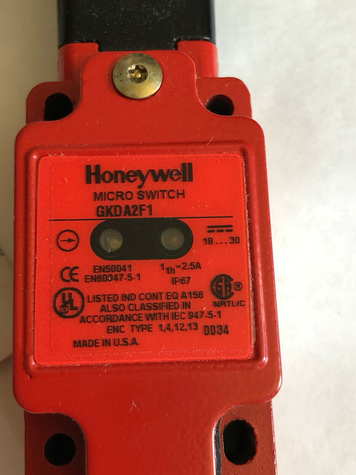 New Honeywell Gkda2f1 Micro Switch,Eg