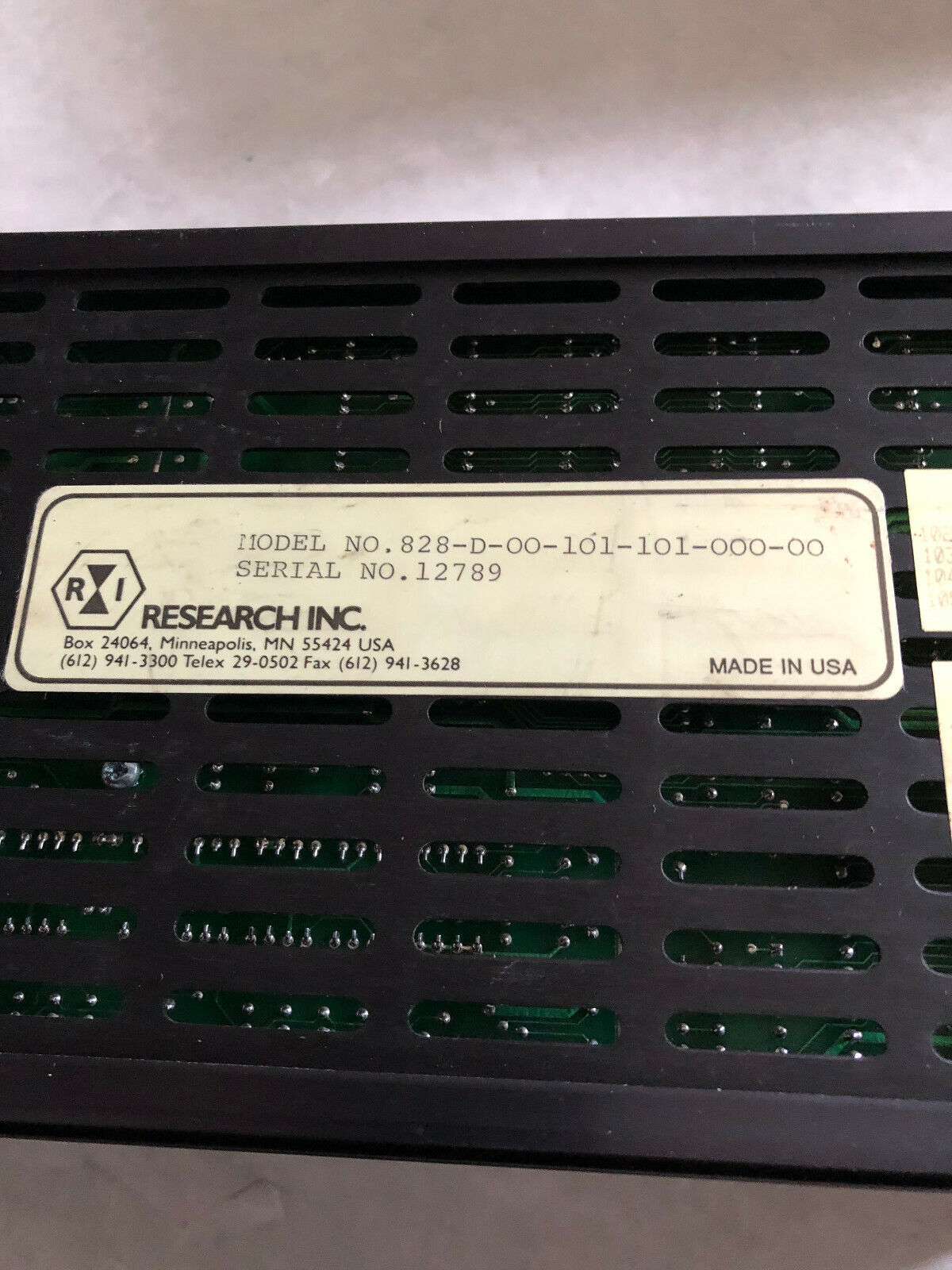 Micristar 828-D-00-101-101-000-00 Digital Progress Controller,828-D-00-101,Bp