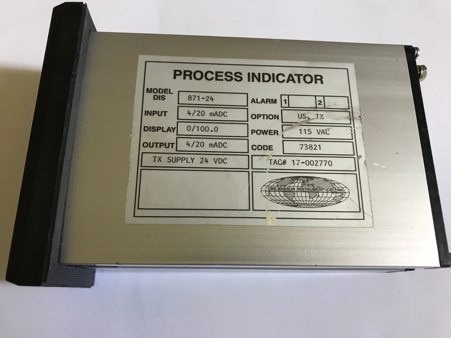 New Wilkerson Instrument 871-24 Digital Input Process Indicator System,Ep