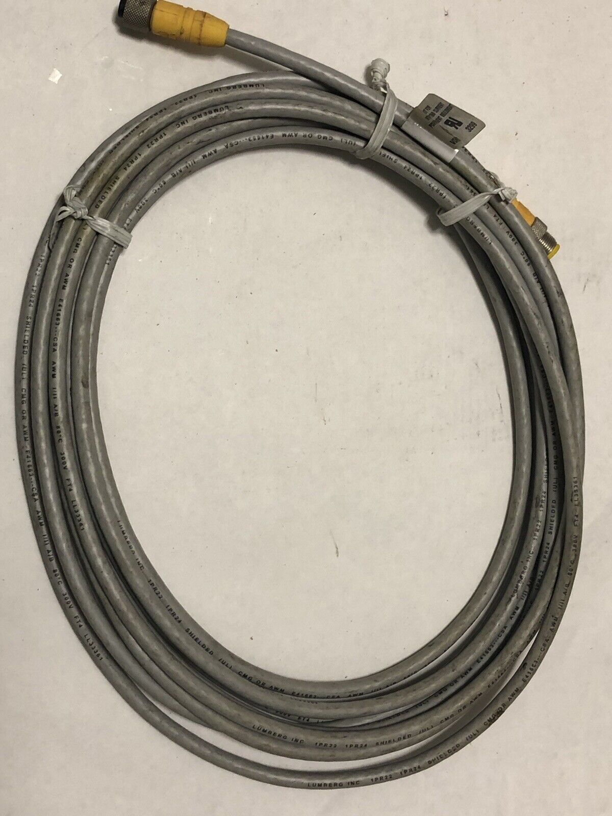 Lumberg Rst5rkt 5-614/20Ft Servo,Encoder Cable,Rst5rkt 614/20Ft,1Pr22,Ll33361,Ez