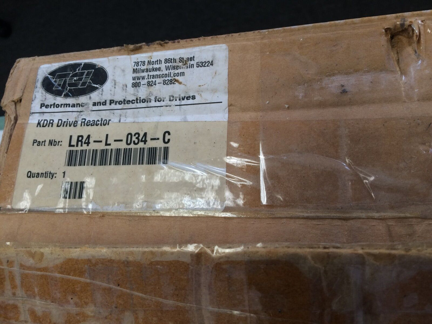 New Emerson Ct Lr4-L-034-E Three-Phase Line Reactor, 600Vac, 34A Ct Lr4-L-034,Bu