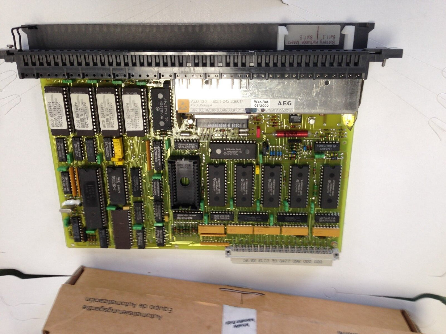 Aeg Alu 130 236017 Cpu Gould Modicon 6051-042.236017 Cpu Module W/Gsw Dolg A,Fg
