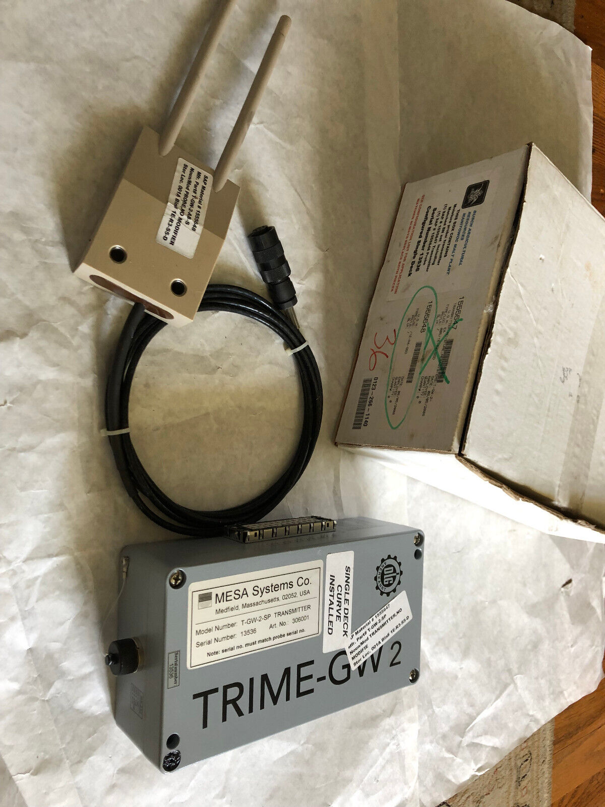 Mesa Systems T-Gw-2-Sp Transmitter,Trime-Gw2,306001,T-Gw-2-Ab-S,1555648 Probe,Ay