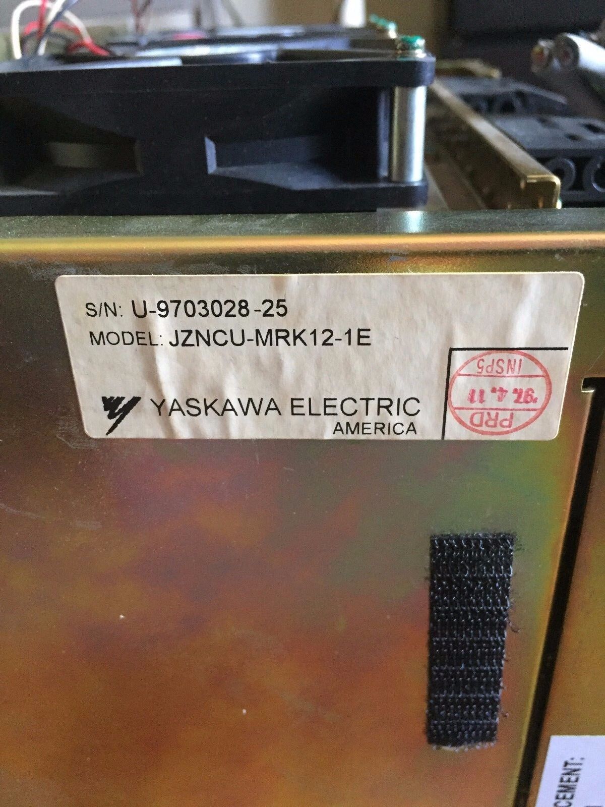 Yaskawa Jzncu-Mrk12-1E,Abso Yasnac,Cps-18Fb,Mcp01,Mif01,Mcp02b Power Supply,Tn